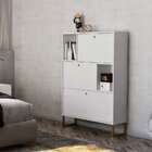 Sapateira Florença 3 Pt Branca