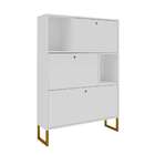 Sapateira Florença 3 Pt Branca