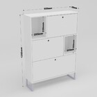 Sapateira Florença 3 Pt Branca