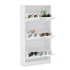 Sapateira Fortaleza 3 Portas Basculantes Benfácil  Branco