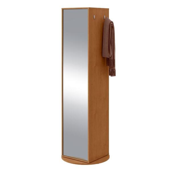 Sapateira Giratória Com Espelho Esthela  Amêndoa Clean Lopas