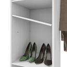 Sapateira Giratória Com Espelho Esthela Branco Móveis Lopas