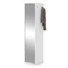 Sapateira Giratória Com Espelho Esthela Branco Móveis Lopas