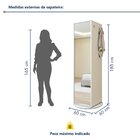 Sapateira Giratória Com Porta De Espelho Para 11 A 20 Pares E