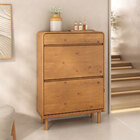 Sapateira Grande Alta 18 Pares De Madeira Organizadora Freijó