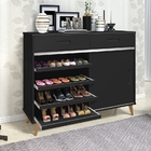 Sapateira Grécia Preto/hannover – Potente Móveis