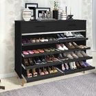 Sapateira Grécia Preto/hannover – Potente Móveis