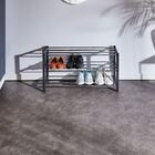 Sapateira Hall De Entrada Metal Organizador Estante 9 Pares D