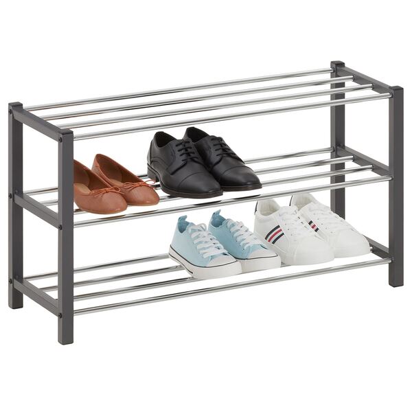 Sapateira Hall De Entrada Metal Organizador Estante 9 Pares D