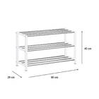 Sapateira Hall De Entrada Metal Organizador Estante 9 Pares D