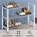 Sapateira Hall De Entrada Metal Organizador Estante 9 Pares D