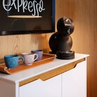 Sapateira Hall Flow Branco/freijó - Ej Móveis