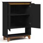 Sapateira Hall Flow Preto/freijó – Ej Móveis