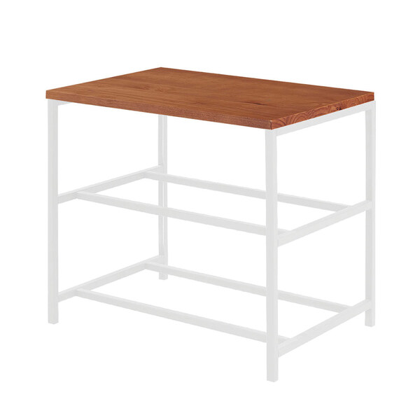 Sapateira Industrial Base Aço Branco Shoemaker Madeira Mel G1