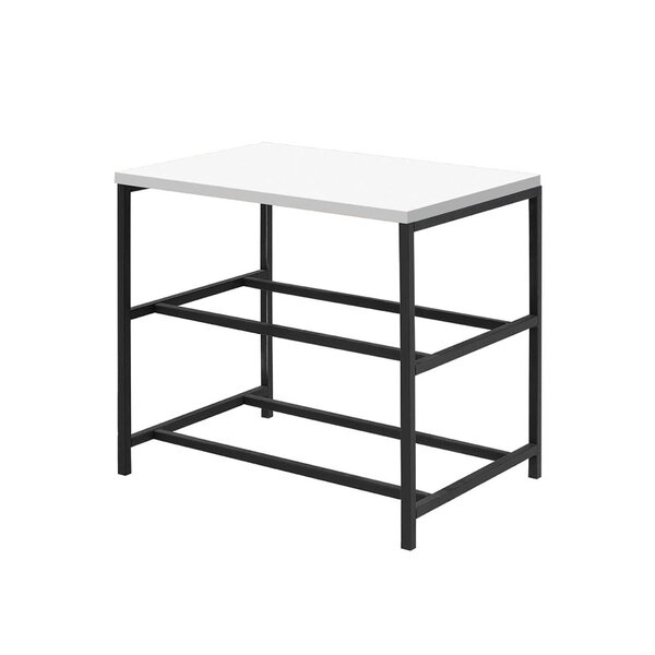 Sapateira Industrial Base Aço Preto Shoemaker Mdf Branco G17