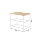 Sapateira Industrial - Natural/branco