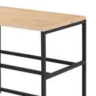 Sapateira Jangada Pinus Natural E Preta