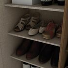 Sapateira Jhully 1 Porta Com Espelho Castanho Hp - Bci Móveis