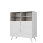 Sapateira Julia 4 Gavetas Branco - Moville