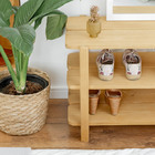 Sapateira Laguna 3 Prat 90cm Em Madeira - Mel