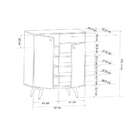 Sapateira Lis 2 Pt Freijó