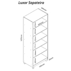 Sapateira Luxor Madeirado - Gelius