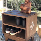 Sapateira Madeira Boho