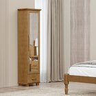 Sapateira Madeira Maciça 1 Gaveta 1 Porta Ouro Freijó