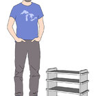 Sapateira Madeira Mdf Madeirado 6pares Il Legno