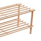Sapateira Madeira Natural 10 Pares 29x26x74cm Oikos