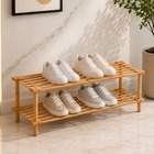 Sapateira Madeira Natural 10 Pares 29x26x74cm Oikos