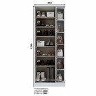 Sapateira Magia 1 Porta Com Espelho Branco Flex - Panorama Mó