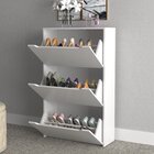 Sapateira Mariel 3 Portas 71,1x117,2cm Branco