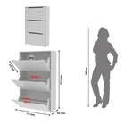 Sapateira Mariel 3 Portas 71,1x117,2cm Branco