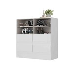 Sapateira Maya 4 Gavetas Branco - Moville