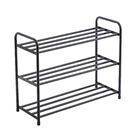 Sapateira Metal Preto 51x28x65 Oikos