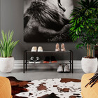 Sapateira Moderna Estilo Industrial Canis 84x30x40