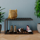 Sapateira Moderna Estilo Industrial Persei 60x30x30