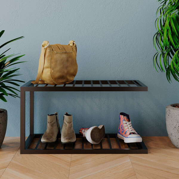 Sapateira Moderna Estilo Industrial Persei 60x30x30