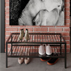 Sapateira Moderna Estilo Industrial Vega 84x30x40