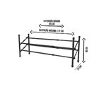 Sapateira Módulo Iron Preta
