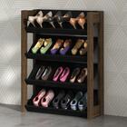 Sapateira Multimóveis Cr35006 Preto/nogal