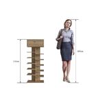 Sapateira Multiuso 1 Gaveta E 10 Prateleiras Sp010 Oak - Comp