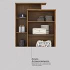 Sapateira Multiuso 2 Portas Com Chave 91cm Multimóveis Cr35293