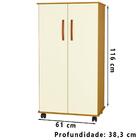 Sapateira Multiuso 2 Portas E Rodizios Nr8 Mpri