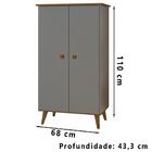 Sapateira Multiuso 2 Portas Pes Palito Lo105 Mpri