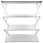 Sapateira Multiuso 4 Andares  42x48,5x18cm Preto