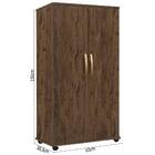 Sapateira Multiuso 4 Prateleiras Nara Amêndoa Wood