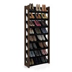 Sapateira Multiuso Az1006 Com 8 Prateleiras - Preto/nogal