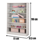 Sapateira Multiuso Bella 5 Prateleiras Branco Phoenix Baby